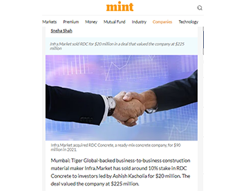 Ashish Kacholia-led investors buy 10% stake in RDC Concrete