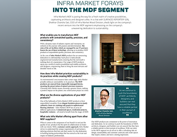 Infra.Market forays into MDF segment