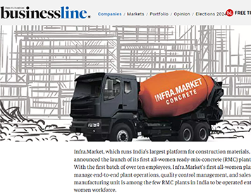 Infra.Market launches its first all-women RMC plant in Pune 