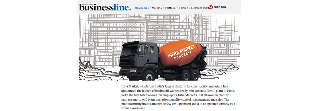 Infra.Market launches its first all-women RMC plant in Pune 