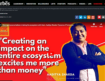 New age tycoons believe in taking the ecosystem with them: Aaditya Sharda of Infra.Market
