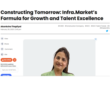 Constructing Tomorrow: Infra.Market’s Formula for Growth and Talent Excellence