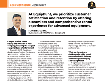 Driving Sustainability with Equipment Rentals