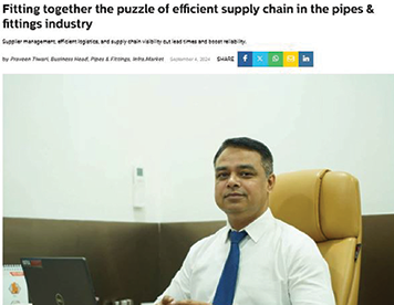 Fitting together the puzzle of efficient supply chain in the pipes & fittings industry