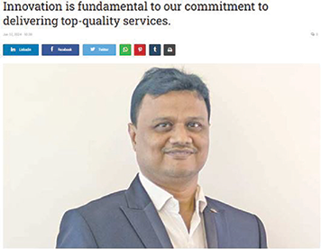 Innovation is fundamental to our commitment to delivering top-quality services.