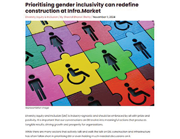 Prioritising gender inclusivity can redefine construction at Infra.Market