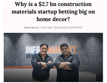Why is a $2.7 bn construction materials startup betting big on home decor? 