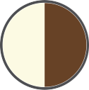 IVORY BODY & BROWN HANDLE