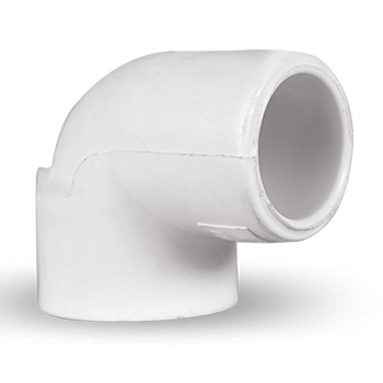 PLASTIC FEMALE THREADED ELBOW - SCH 80